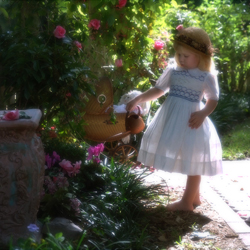 Girl With Watering Can