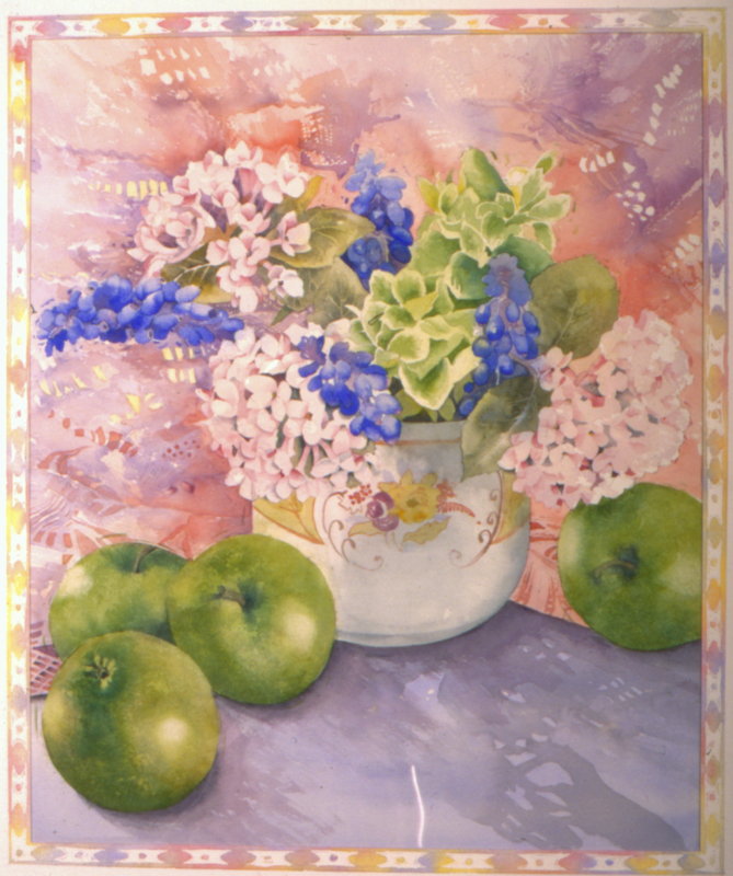 Hydrangeas and Hyacinths