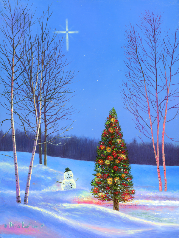 NPI – 422 Christmas Tree, Snowman and Star