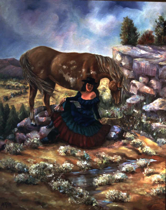 NPI-3576-Girl and Horse