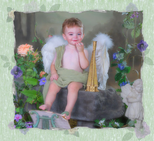 Little Angel in Green