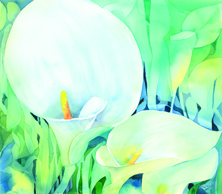 Stylised Lilies