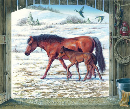 RURL002 Foal – Horse and Foal