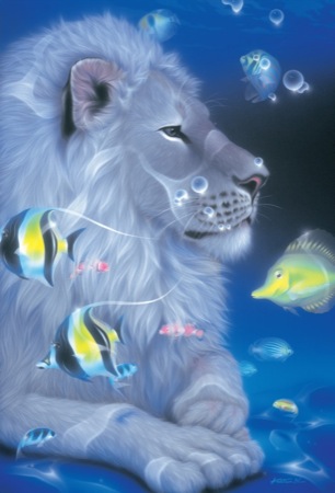 Mother Ocean 6-white lion