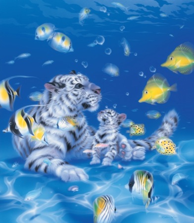 Ocean Dream-white tiger