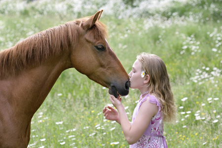 Horse & Child H125