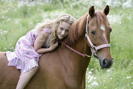 Child on Horse H126