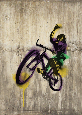 Bike Spraypaint Zombie