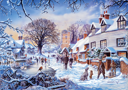 A Village in Winter