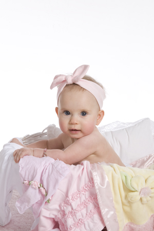 Baby in Washing Basket