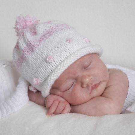 Sleeping in Woolly Hat