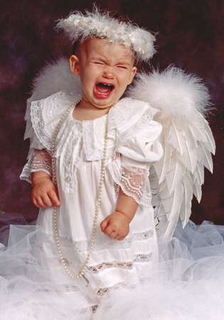 Weeping Baby Angel