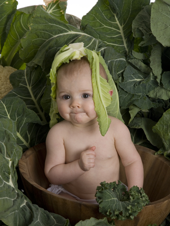 Cabbage Hat Baby