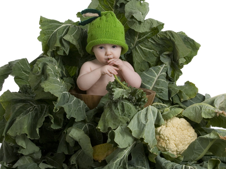 Playing in the Cauliflowers