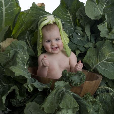 Happy Among the Leaves