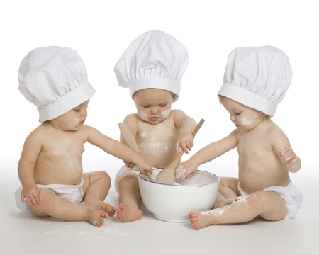 Three Baby Cooks