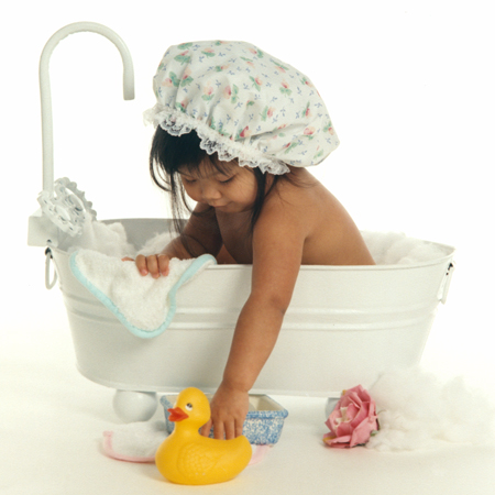 Baby and Rubber Duck