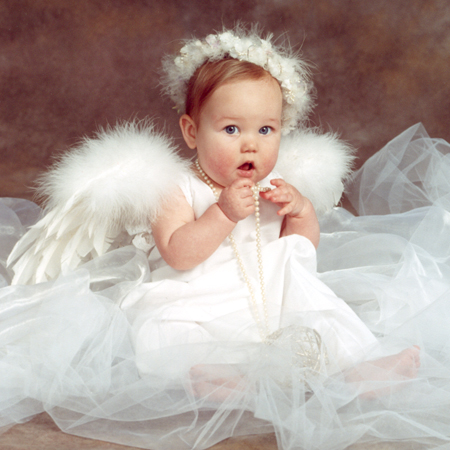 Baby Angel with Pearls