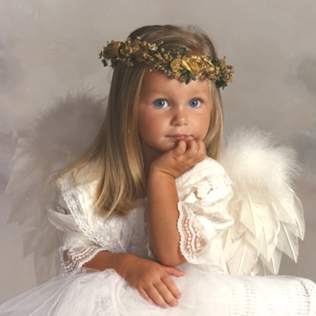 Thoughtful Angel Girl