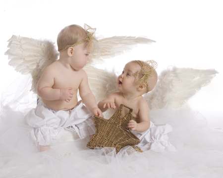 Angels and Star Basket