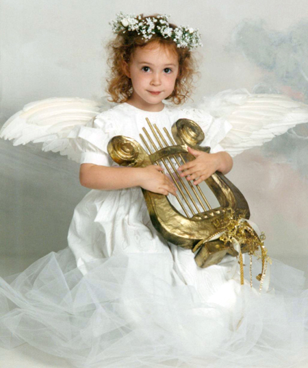 Angel Girl Harp