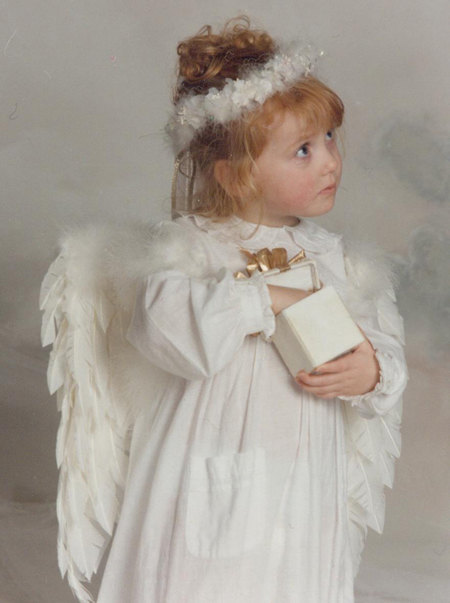 Angel Girl in Dress