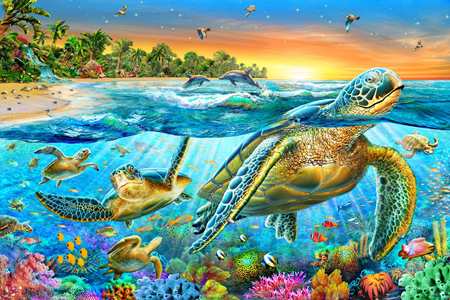 Underwater Turtles