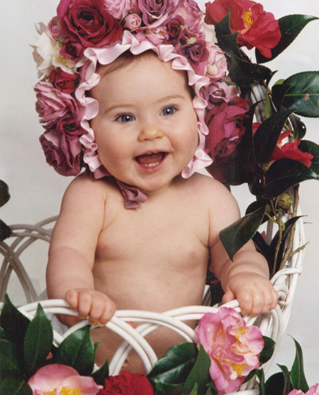 Laughing Red Rose Hat