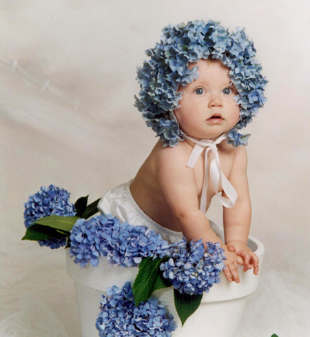 Blue Flower Baby