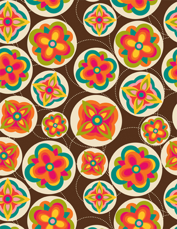 Funky Flowers Pattern