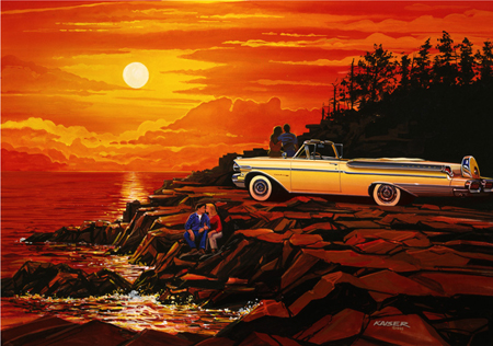 57 Merc Sunset