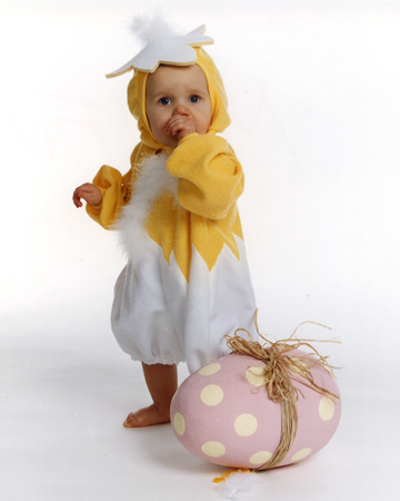 Baby Chick With Easter Egg