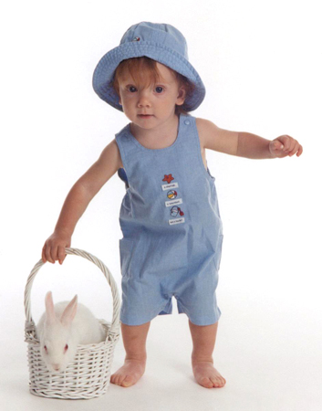 Boy With Easter Basket