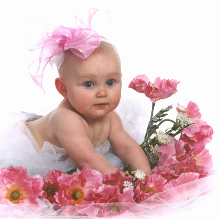 Pink Flower Baby