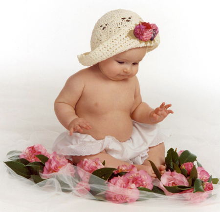 Baby Flower Arranging