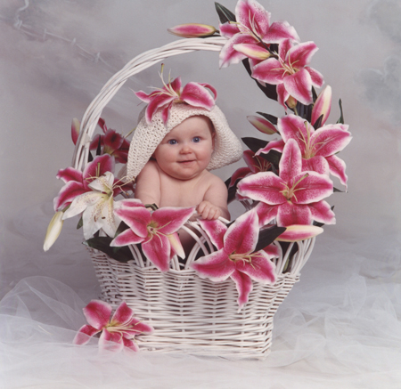 Baby Lily Basket