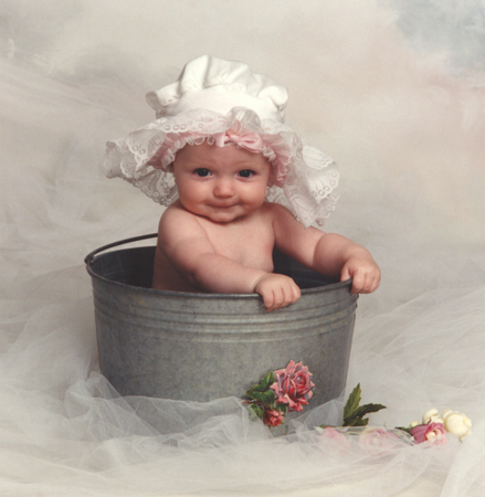 Smiling Bath Baby