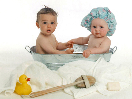 Bathing Babies