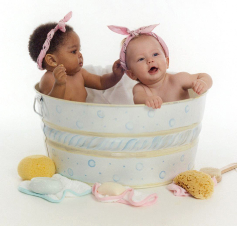 Bathing in Bucket