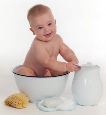 Bathing in Bowl