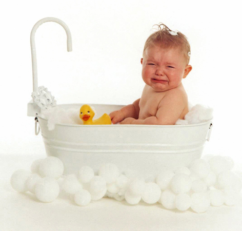 Crying At Bathtime