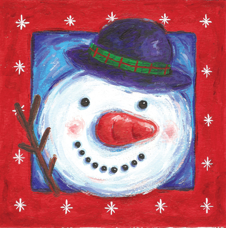 Snowman Portrait