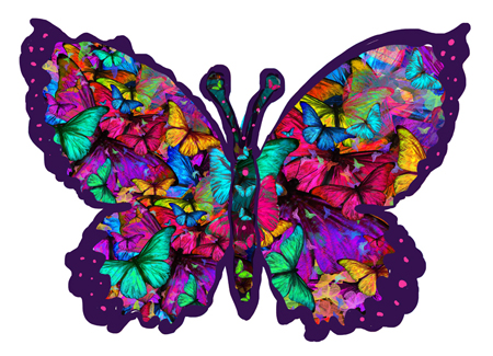 Morpheus Collage Butterfly