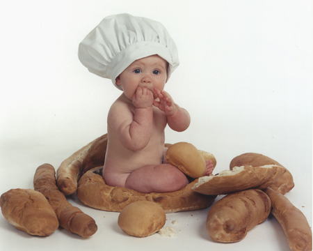 Baby Sitting on Loaves