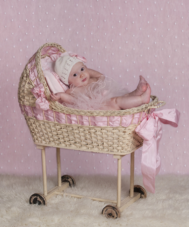 Baby Ballerina on Basket