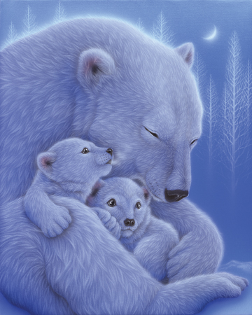 Cuddle White Bear