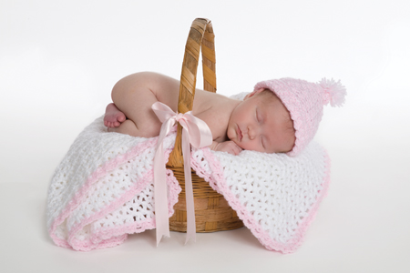 Sleeping In A Basket