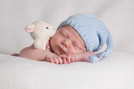 Baby And Teddy Sleeping