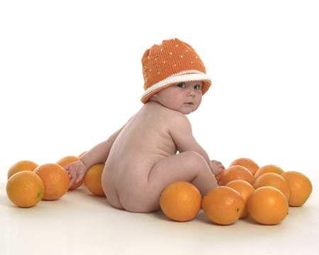 Baby Gathering Oranges MF1439