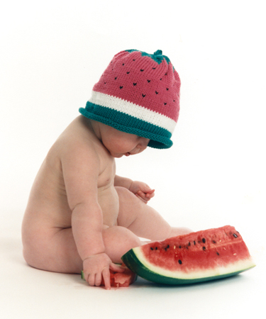 Baby Eating Watermelon MF1482